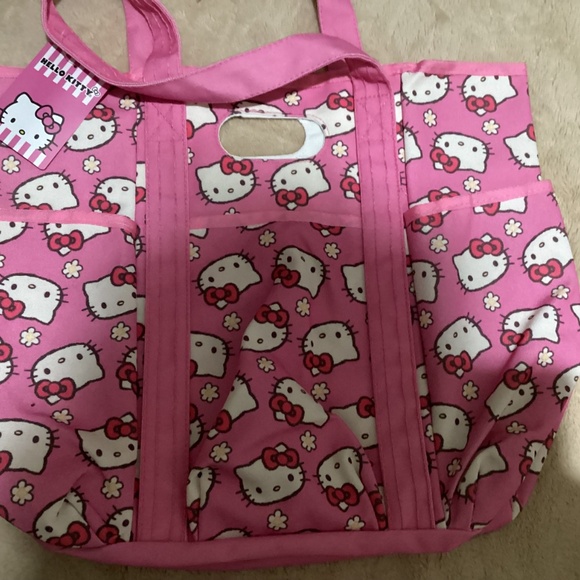 New Hello Kitty Womens Tote - Pink/ 12x20” - Picture 6 of 7